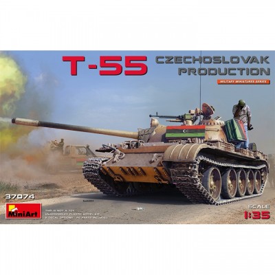 [ܼ] BE37074 [Miniart] BE37074 1/35 T-55 Czechoslovak Production