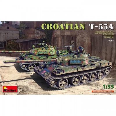 [ܼ] BE37088 [Miniart] BE37088 1/35 T-55A Croatian