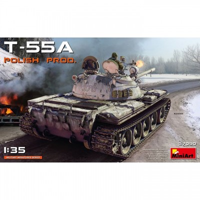 [ܼ] BE37090 [Miniart] BE37090 1/35 T-55A Polish Production