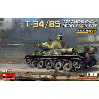 [ܼ] BE37069 [Miniart] BE37069 1/35 T-34/85 Czechoslovak Prod Early Type - Early Type -   