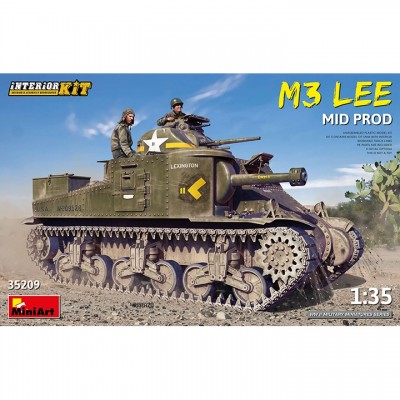 [ܼ] BE35209 [Miniart] BE35209 1/35 M3 Lee Mid Prod Interior Kit