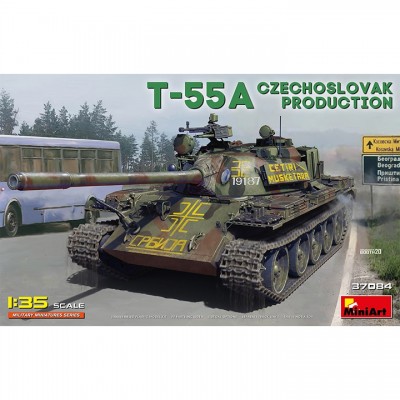 [ܼ] BE37084 [Miniart] BE37084 1/35 T-55A Czechoslovak Production