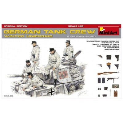 [ܼ] BE35249 [Miniart] BE35249 1/35 GERMAN TANK CREW (WINTER UNIFORMS). SPECIAL EDITION