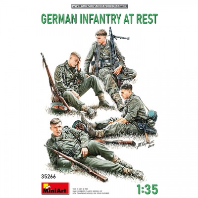 [ܼ] BE35266 [Miniart] BE35266 1/35 German Infantry at Rest