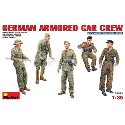 [ܼ] BE35072 [Miniart] BE35072 1/35 German Armoured Car Crew
