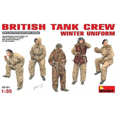 [ܼ] BE35121 [Miniart] BE35121 1/35 British Tank Crew. Winter Uniform