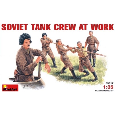 [ܼ] BE35153 [Miniart] BE35153 1/35 Soviet Tank Crew at Work. Special Edition