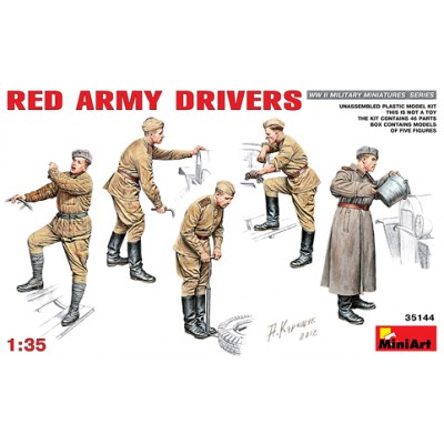 [ܼ] BE35144 [Miniart] BE35144 1/35 Red Army Drivers