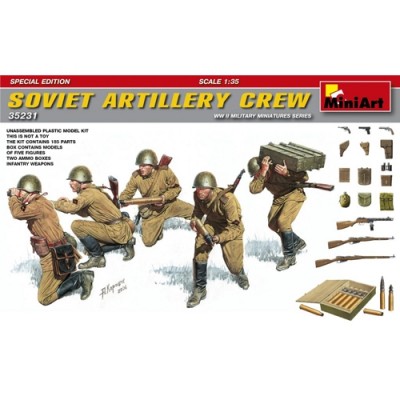 [ܼ] BE35231 [Miniart] BE35231 1/35 Soviet Artillery Crew