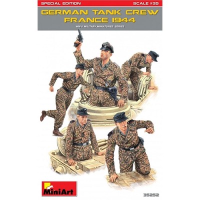 [ܼ] BE35252 [Miniart] BE35252 1/35 German Tank Crew (France 1944). Special Edition