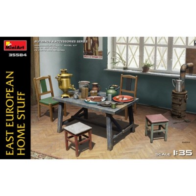 [ܼ] BE35584 [Miniart] BE35584 1/35 East European Home Stuff