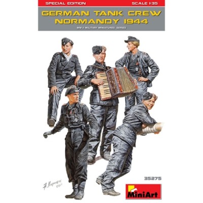 [ܼ] BE35275 [Miniart] BE35275 1/35 German Tank Crew (Normandy 1944) Special Edition- 