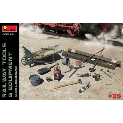 [ܼ] BE35572 [Miniart] BE35572 1/35 Railway Tools & Equipment
