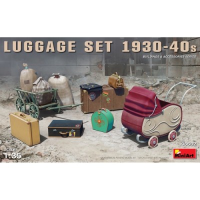 [ܼ] BE35582 [Miniart] BE35582 1/35 Luggage Set 1930-40s