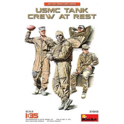 [ܼ] BE37049 [Miniart] BE37049 1/35 USMC Tank Crew at Rest
