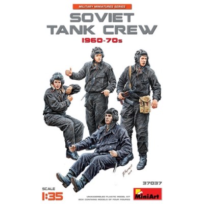 [ܼ] BE37037 [Miniart] BE37037 1/35 Soviet Tank Crew 1960-70s- 