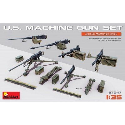 [ܼ] BE37047 [Miniart] BE37047 1/35 U.S. Machine Gun Set