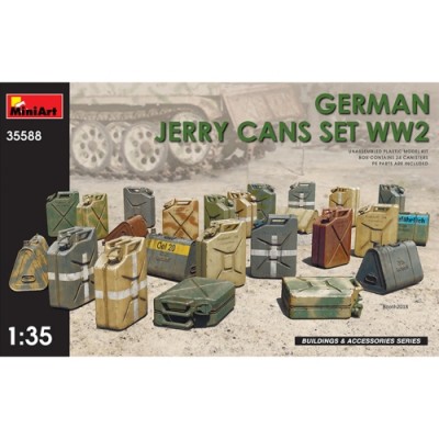 [ܼ] BE35588 [Miniart] BE35588 1/35 German Jerry Cans Set WW2