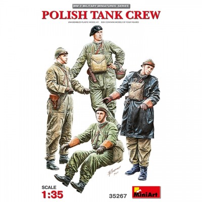 [ܼ] BE35267 [Miniart] BE35267 1/35 Polish Tank Crew