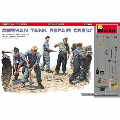 [ܼ] BE35319 [Miniart] BE35319 1 /35 German Tank Repair Crew. Special Edition