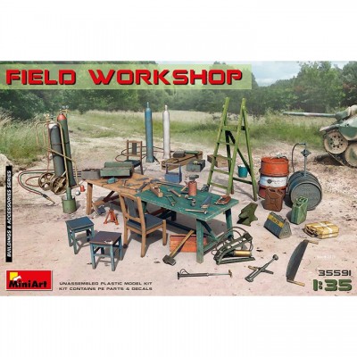 [ܼ] BE35591 [Miniart] BE35591 1/35 Field Workshop