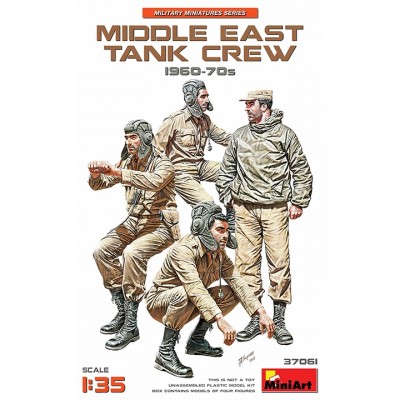 [ܼ] BE37061 [Miniart] BE37061 1/35 Middle East Tank Crew 1960-70s