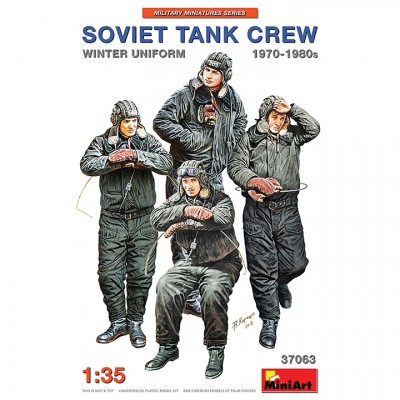 [ܼ] BE37063 [Miniart] BE37063 1/35 Soviet Tank Crew 1970-1980s Winter Uniform