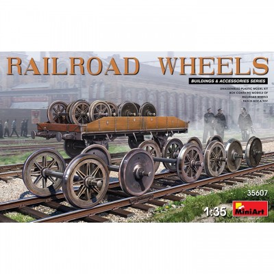 [ܼ] BE35607 [Miniart] BE35607 1/35 Railroad Wheels