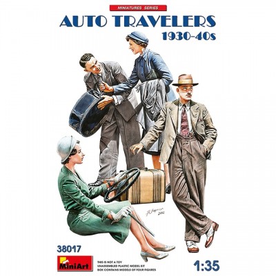 [ܼ] BE38017 [Miniart] BE38017 1/35 Auto Travelers 1930-40s -  