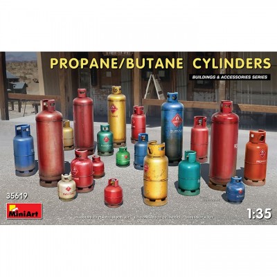 [ܼ] BE35619 [Miniart] BE35619 1/35 Propane/Butane Cylinders