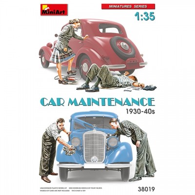 [ܼ] BE38019 [Miniart] BE38019 1/35 Car Maintenance 1930-40s-ڵ 