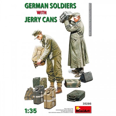 [ܼ] BE35286 [Miniart] BE35286 1/35 German Soldiers with Jerry Cans