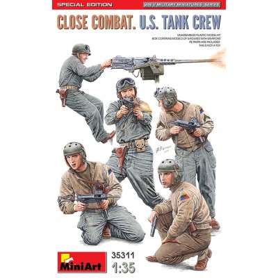 [ܼ] BE35311 [Miniart] BE35311 1/35 Close Combat.U.S.Tank Crew.Special Edition
