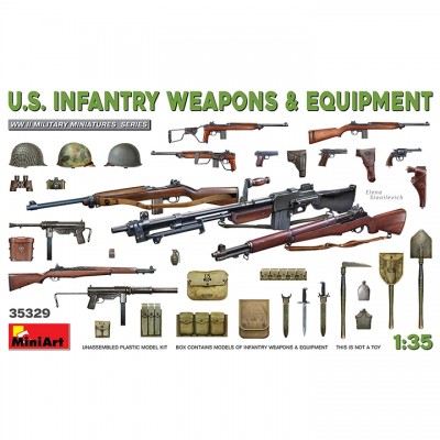 [ܼ] BE35329 [Miniart] BE35329 1/35 U.S. Infantry Weapons and Equipment