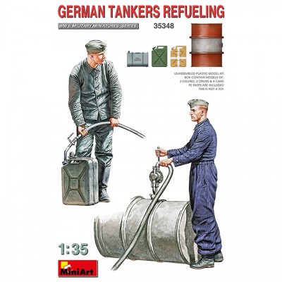 [ܼ] BE35348 [Miniart] BE35348 1/35 German Tankers Refueling