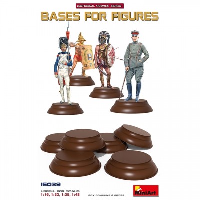 [ܼ] BE16039 [Miniart] BE16039 Bases for Figures 6 PC- 