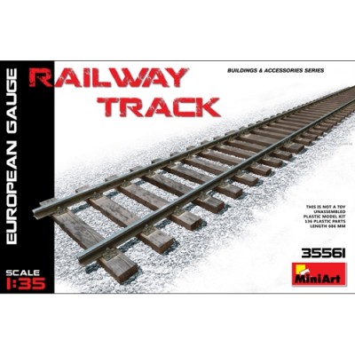 [ܼ] BE35561 [Miniart] BE35561 1/35 ö,  ԰ (RAILWAY TRACK. EUROPEAN GAUGE)