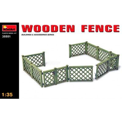 [ܼ] BE35551 [Miniart] BE35551 1/35 Wooden Fence( ҽ)(̴ϾƮ ǰ)
