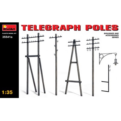 [ܼ] BE35541A [Miniart] BE35541A 1/35 Telegraph Poles