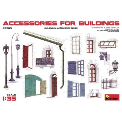 [ܼ] BE35585 [Miniart] BE35585 1/35 Accessories for Buildings
