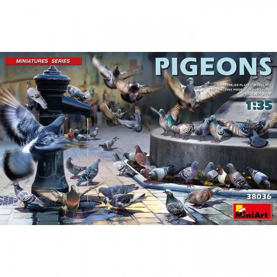 [ܼ] BE38036 [Miniart] BE38036 1/35 Pigeons