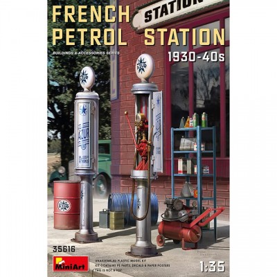 [ܼ] BE35616 [Miniart] BE35616 1/35 France Petrol Station 1930-40S
