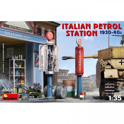 [ܼ] BE35620 [Miniart] BE35620 1/35 Italian Petrol Station 1930-40s