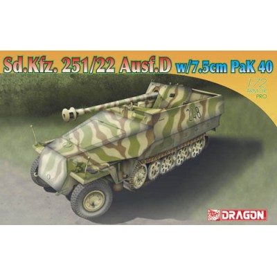 [���ܼ�] BD7351 [Dragon] BD7351 1/72 Sd.Kfz.251/22 Ausf.D w/7.5cm PaK 40