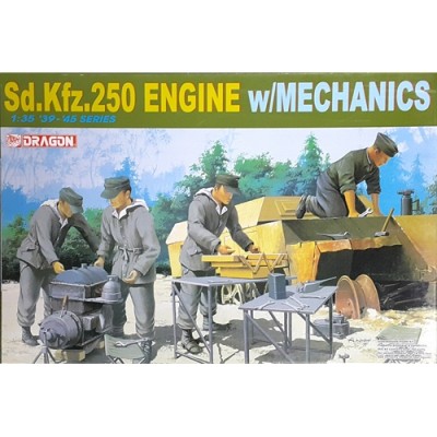 [ܼ] BD6112 [Dragon] BD6112 1/35 SD. KFZ. 250 Engine w/Mechanics