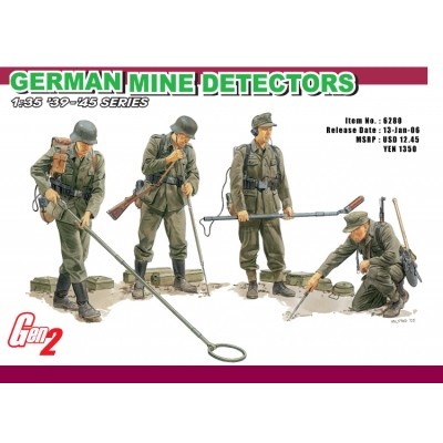 [ܼ] BD6280 [Dragon] BD6280 1/35 German MINE DETECTORS (Gen2)
