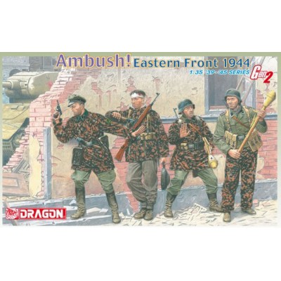 [ܼ] BD6333 [Dragon] BD6333 1/35 Ambush! Eastern Front 1944 (4 figure set) ~ Sculpted by Mr. Yoshitaka Hirano ~ Master Collection Series ~ Gen 2