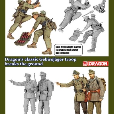 [ܼ] BD6345 [Dragon] BD6345 1/35 German Gebirsjäger Mountain Trooper