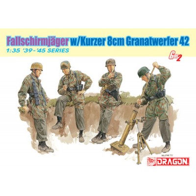 [ܼ] BD6373 [Dragon] BD6373 1/35 Fallschirmjäger 8cm Gr.W.42 Mortar Team ~ Gen 2