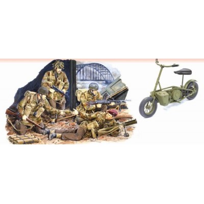 [ܼ] BD6585 [Dragon] BD6585 1/35 Red Devils w/Welbike and Drop Tube Container Arnhem 1944 (4 Figures Set w/Bike) ~ Premium Edition